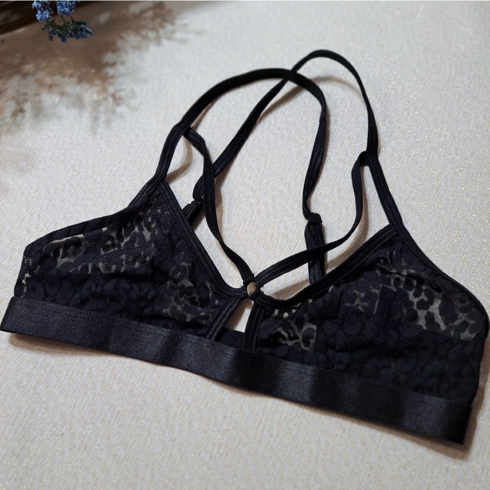 Iron Fist I Heart Leopard Bralette NWT AND NWOT